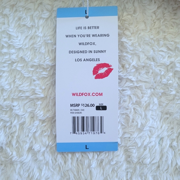 Wildfox🦊 Periwinkle Tie Dye☮️ Hoodie - NWT - Picture 16 of 16